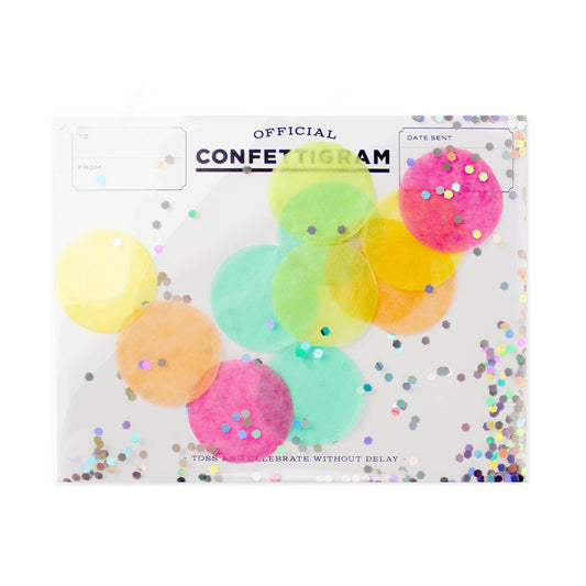 Confettigram Card - Disco - Birthday / Everyday