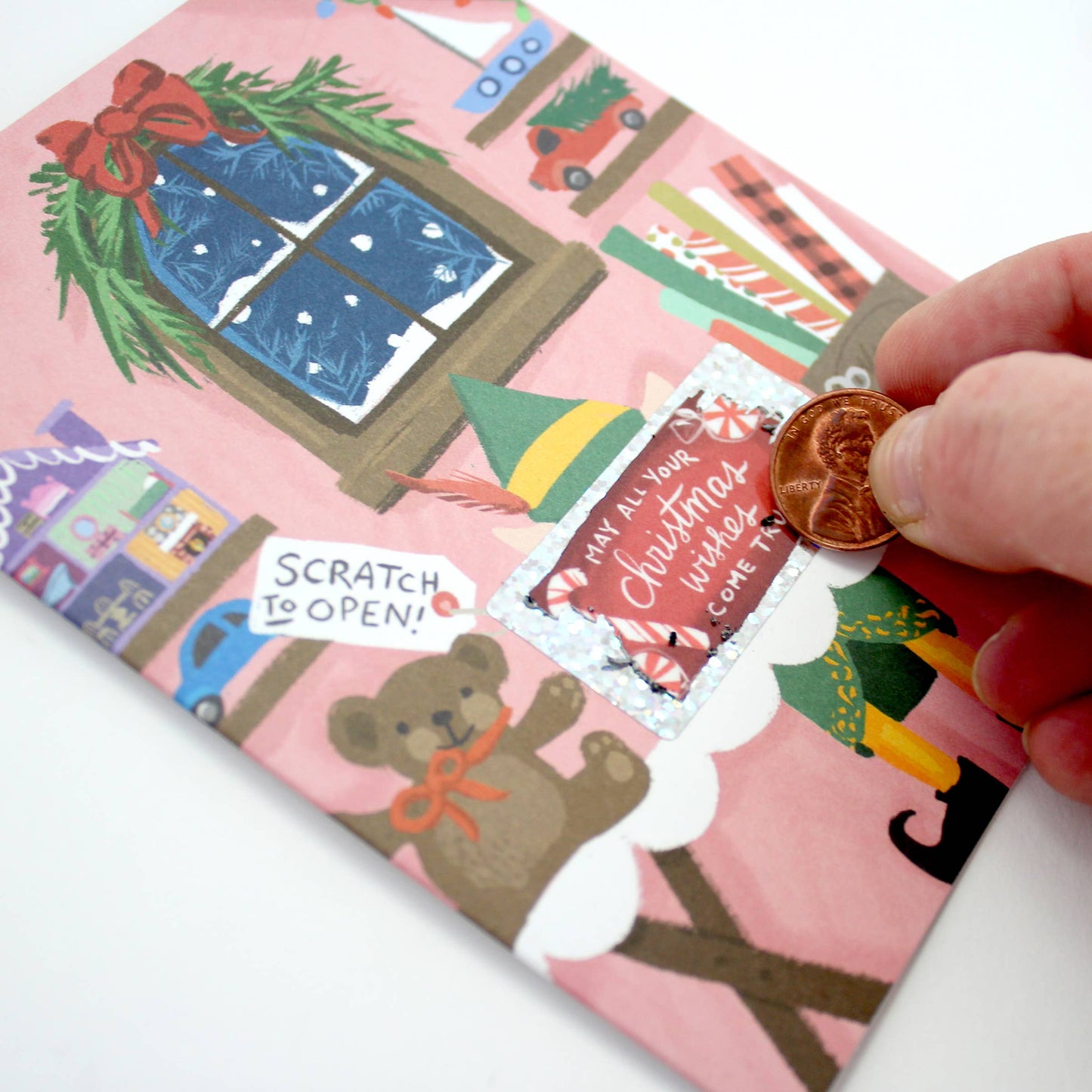 Scratch-off Card - Santa's Workshop - Holiday