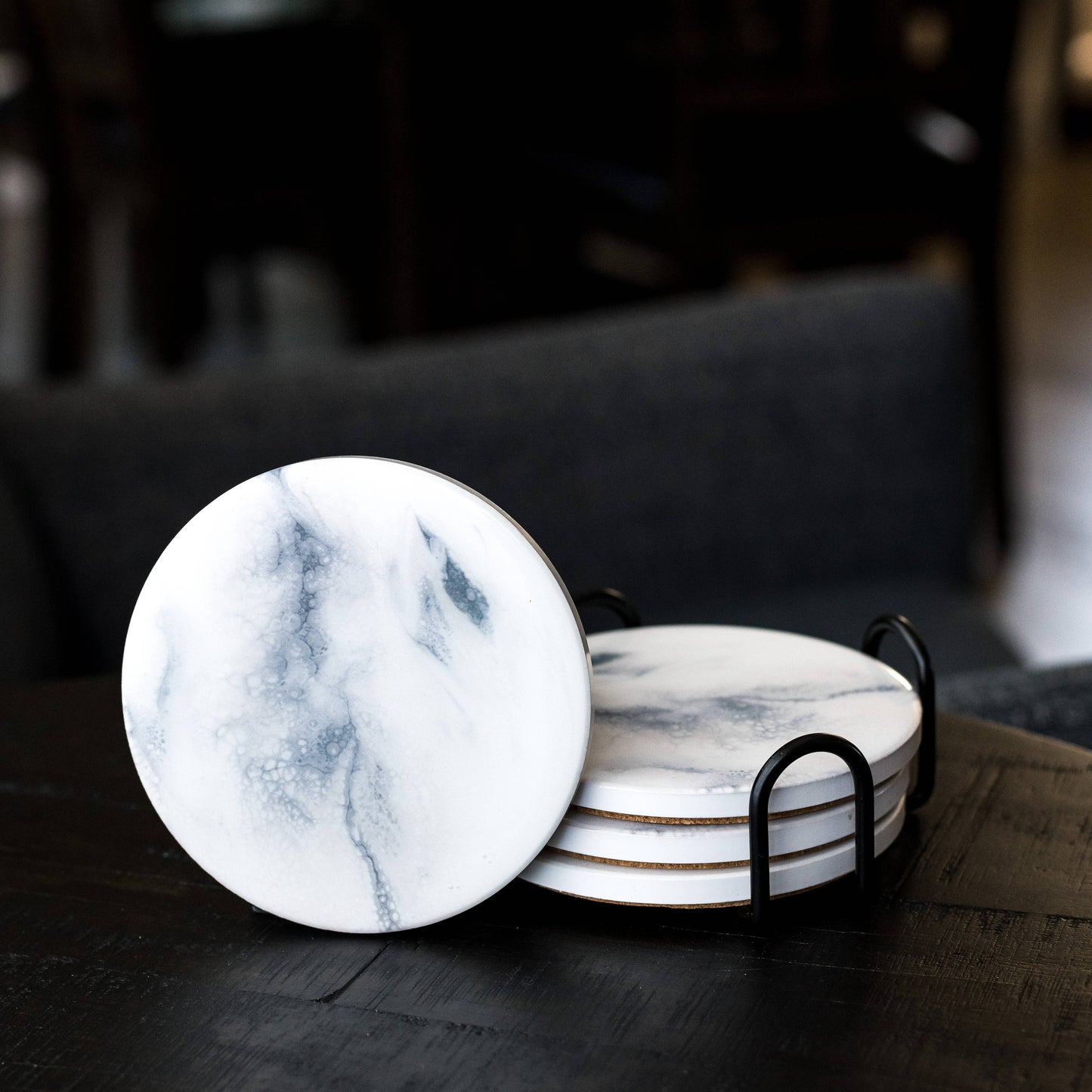 Ceramic Resin Coasters (set of 4)