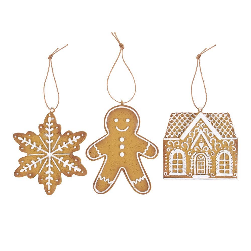 Hanging Christmas Gingerbread Ornament Decorations