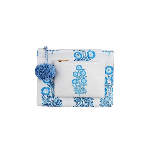 Block Print Blue Case Set