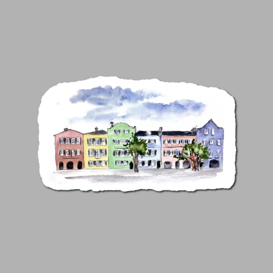 Charleston South Carolina Sticker ~ Waterproof