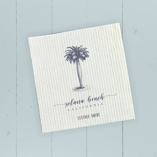 Palm Tree Charleston, SC Swedish Dish Cloth