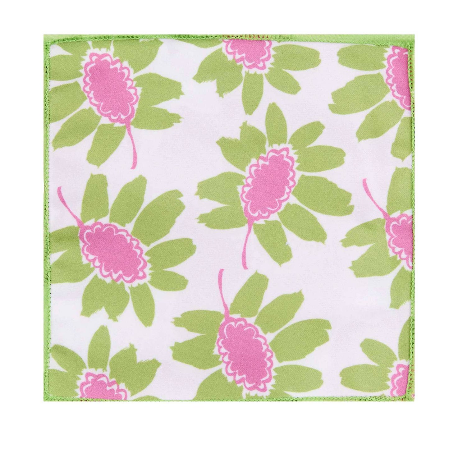 POPPIES PINK Reusable Cocktail Napkins, Set of 8