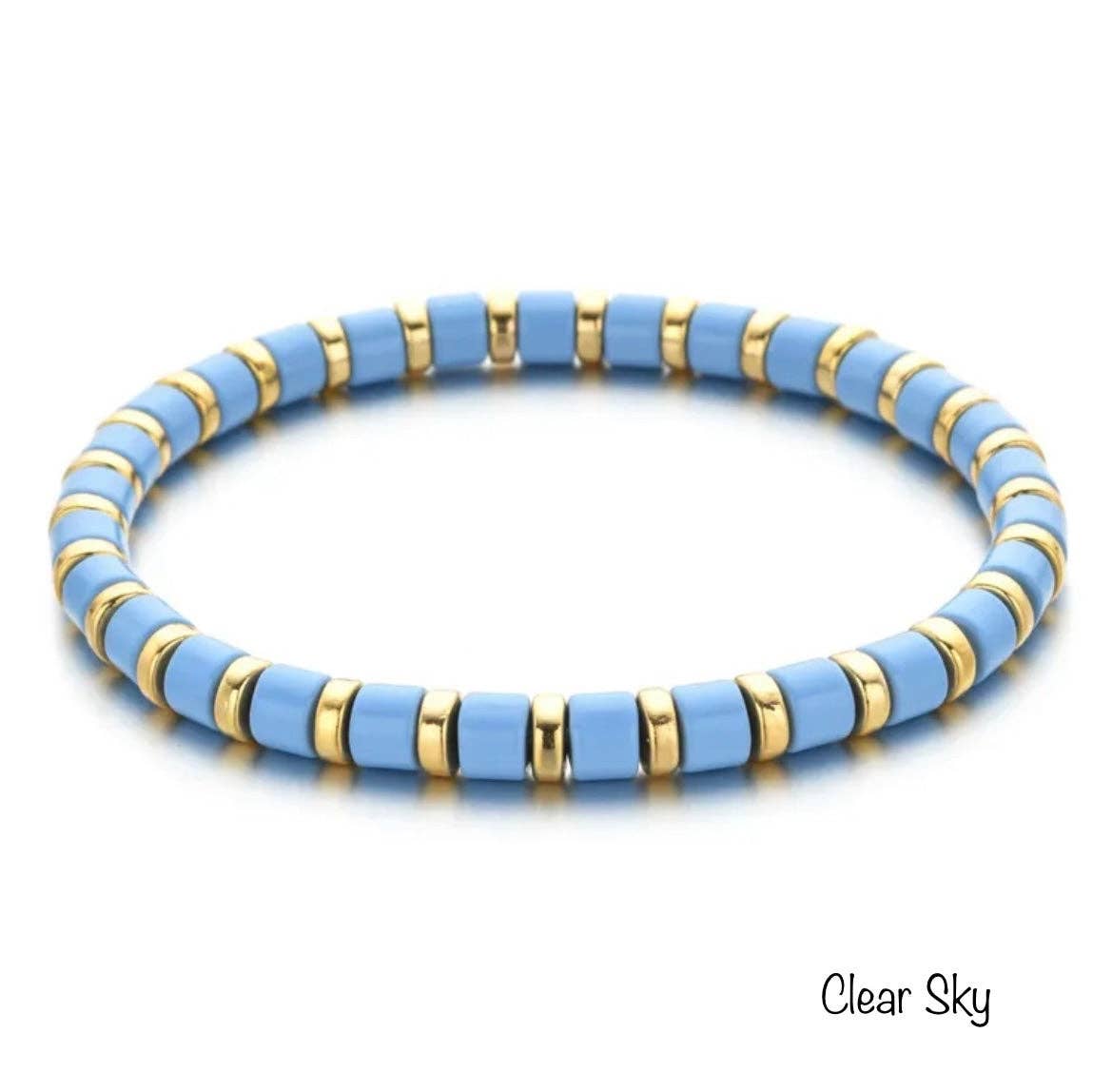 Enamel Stretch Bracelets