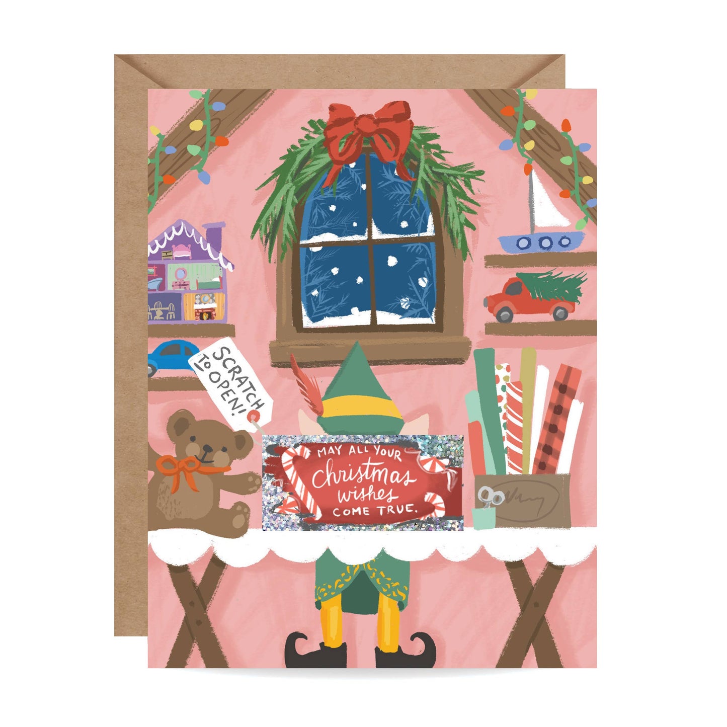 Scratch-off Card - Santa's Workshop - Holiday