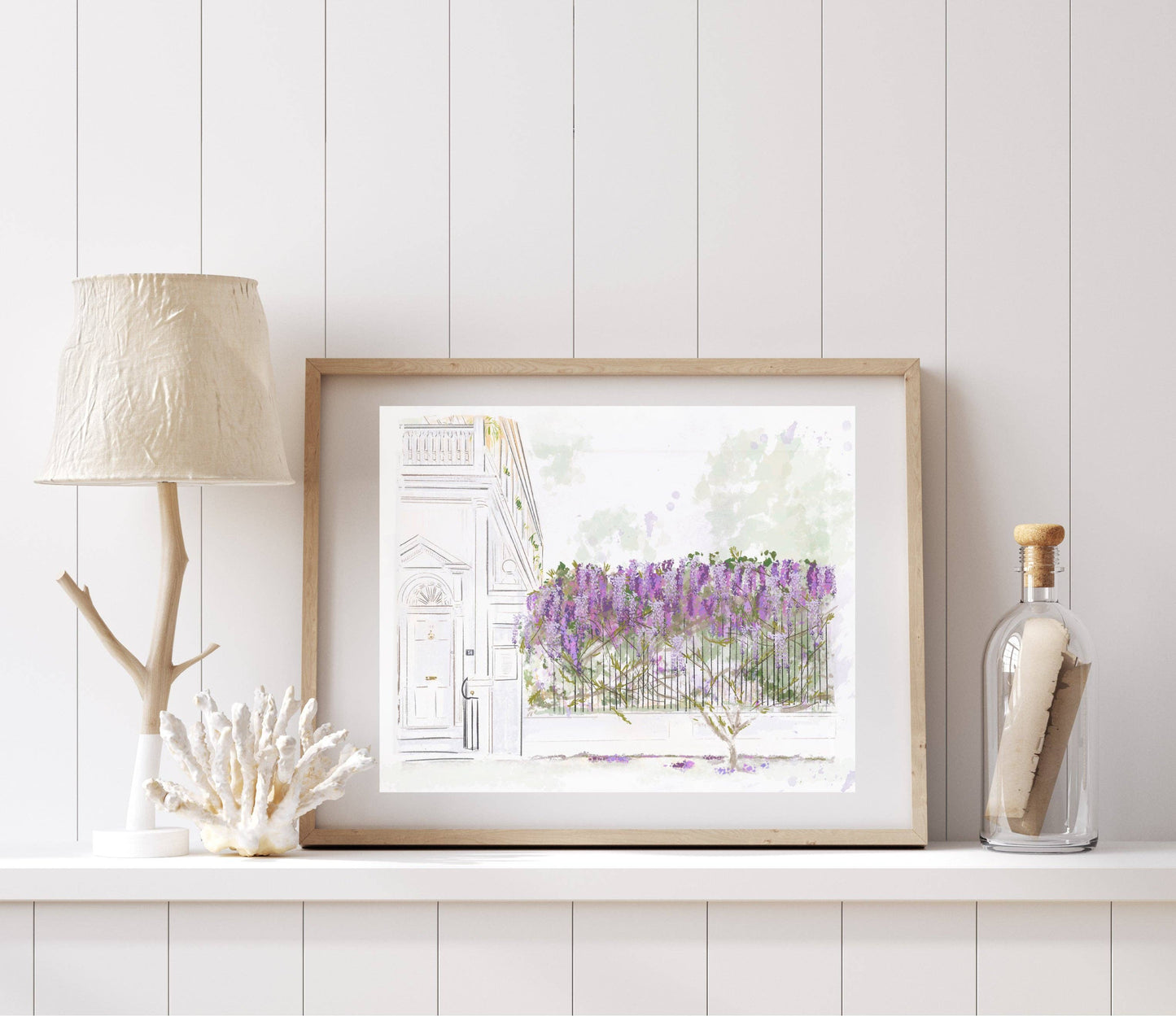 WISTERIA ON MEETING STREET - Art Print