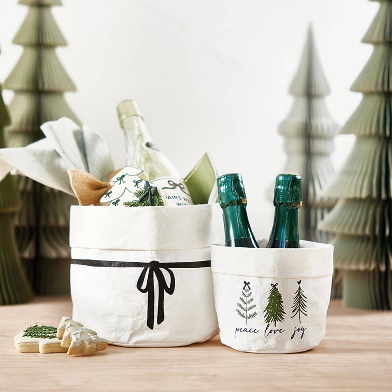 Washable Paper Pouches - Small - Trees