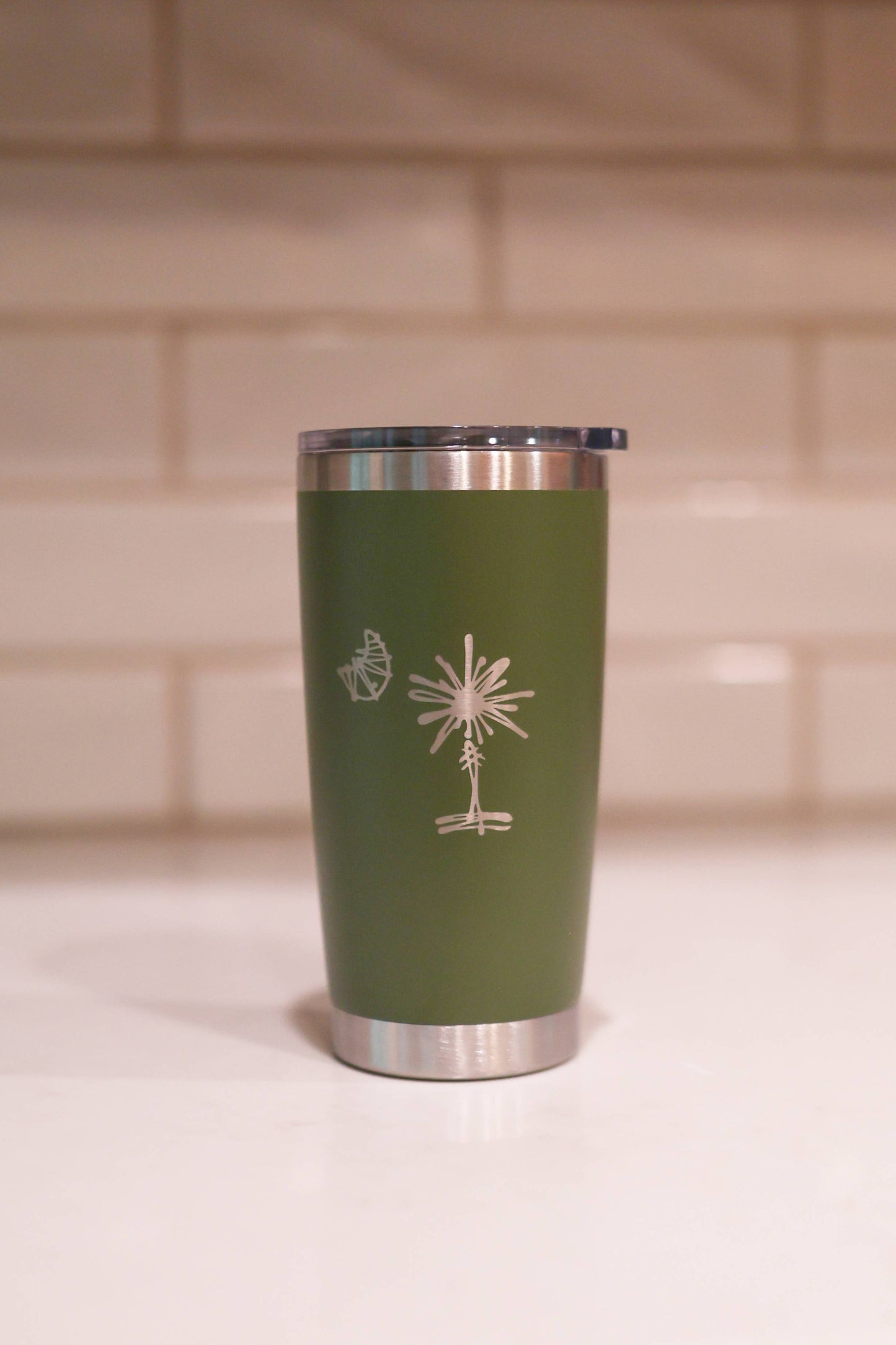 South Carolina Palmetto Tree 20oz Stainless Steel Tumblers