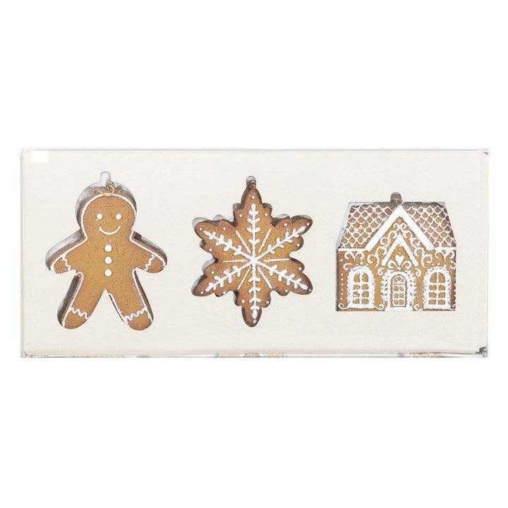 Hanging Christmas Gingerbread Ornament Decorations