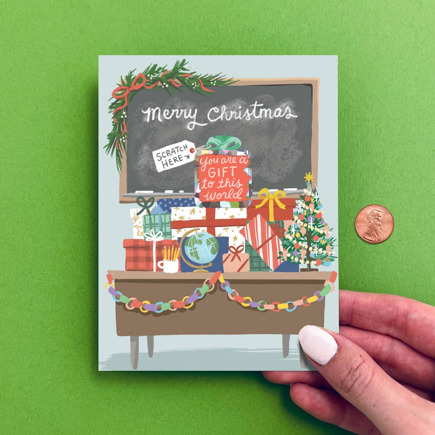 Scratch-off Card - Teacher Christmas