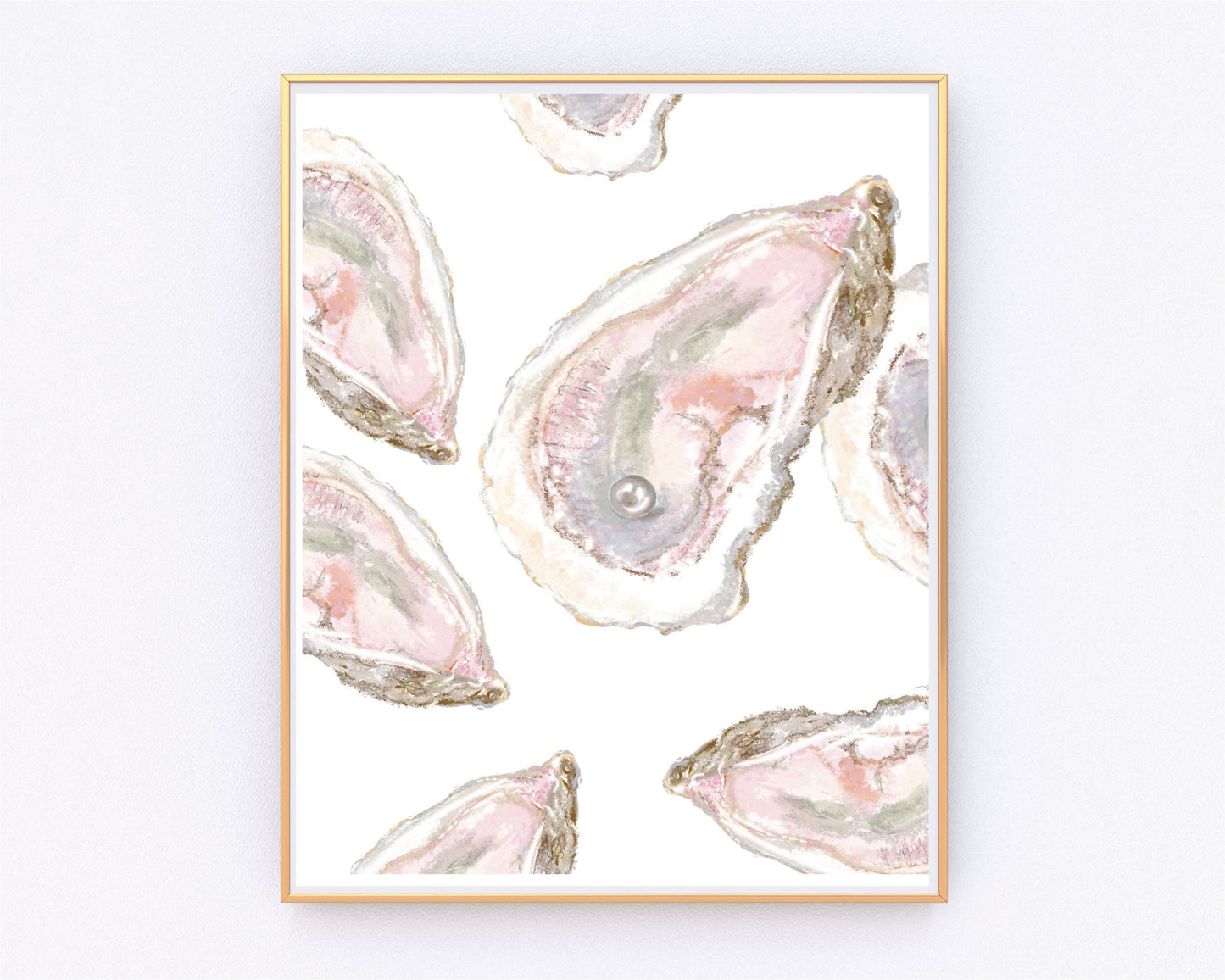 MULTI OYSTERS - Art Print