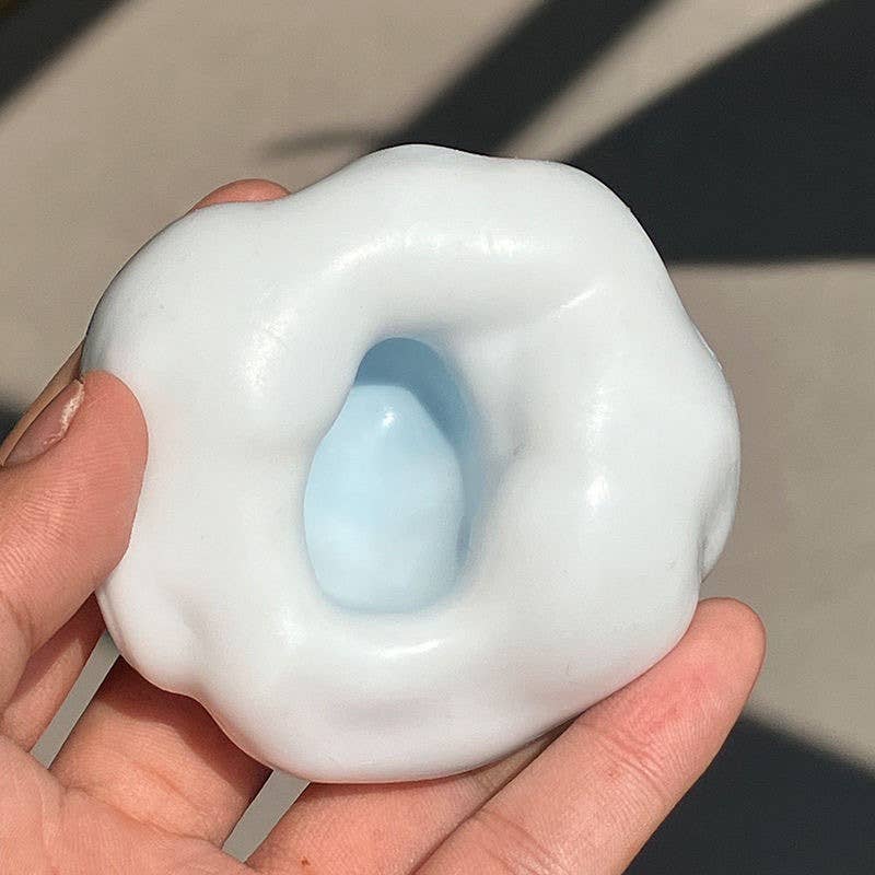 Mochi Squishy Crunchy Sound Ball Stress Relief Fidget Toy