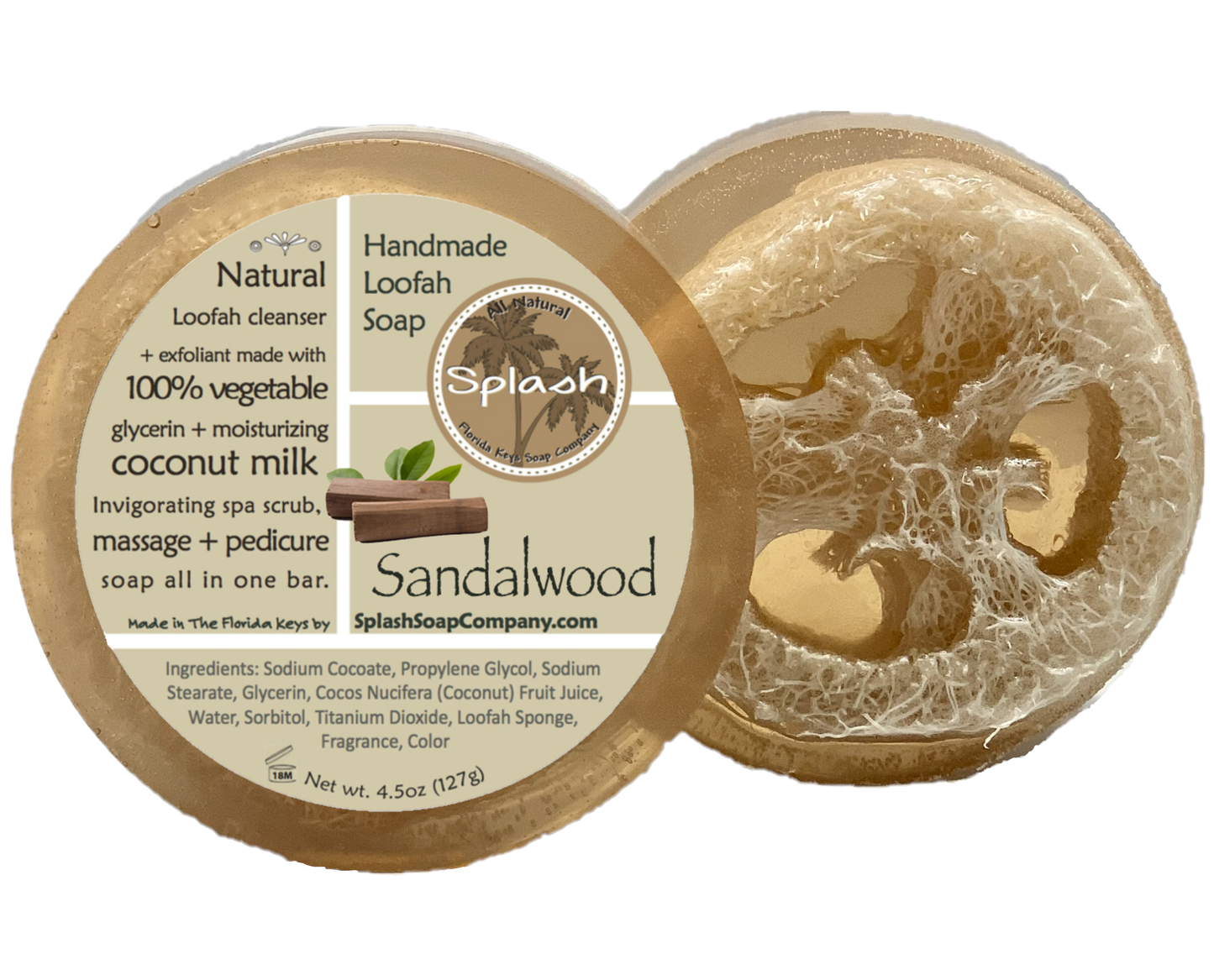 Sandalwood Loofah Soap