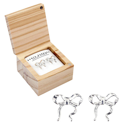 Treasure Box Bow Earring - Darling Daughter