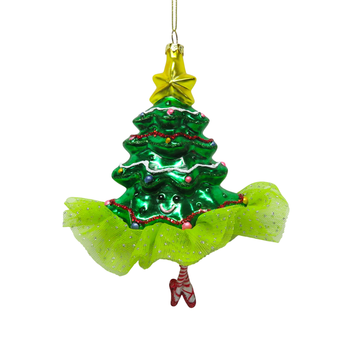 7in Tree with Legs Ornament