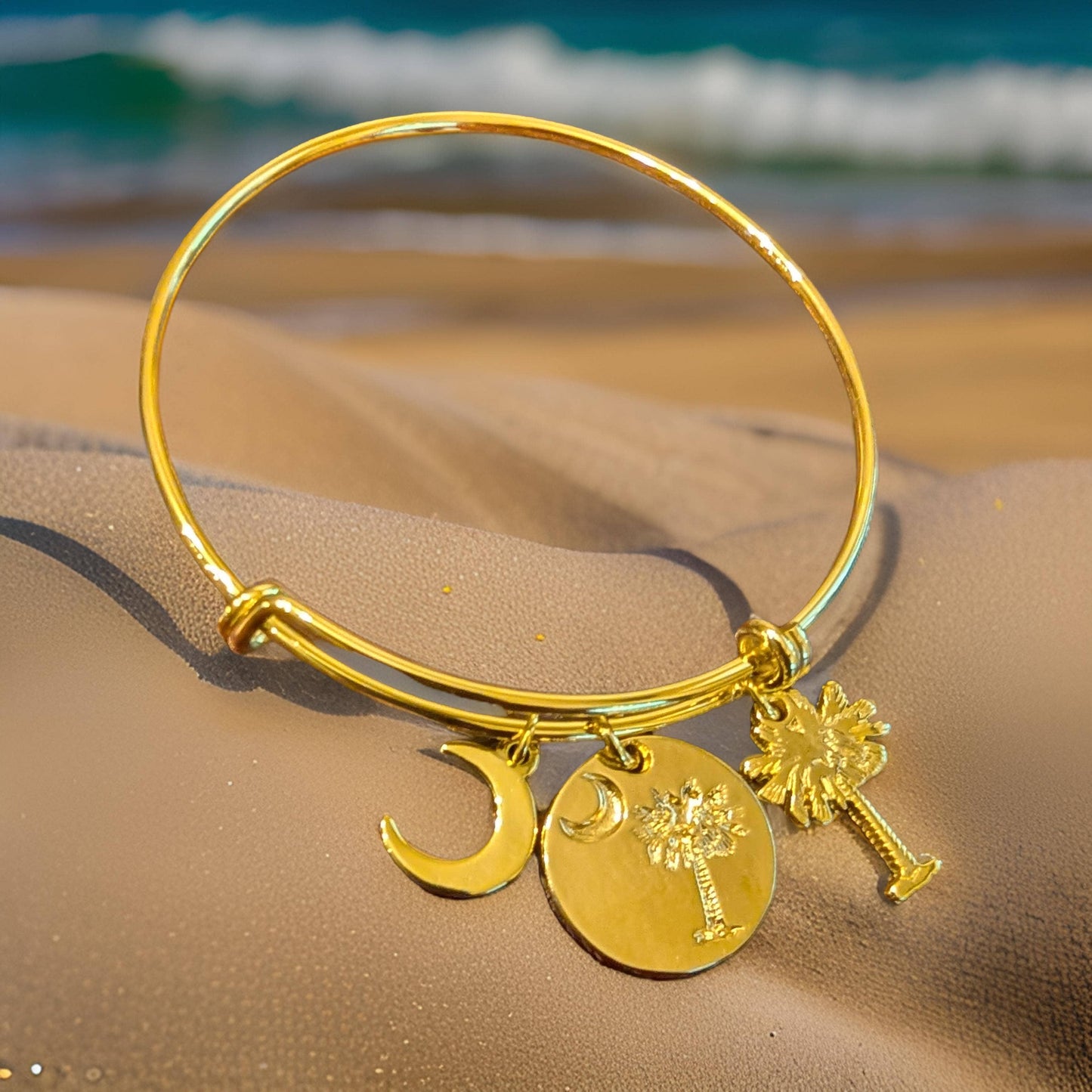 South Carolina Gold Expandable Bracelet