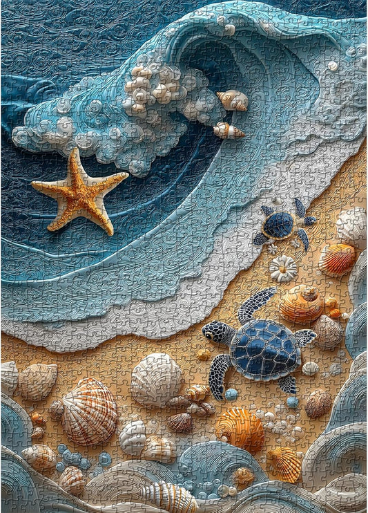 Ocean Shore 1000 Piece Puzzle