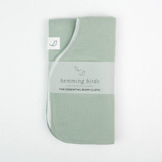 The Essential Burp Cloth - Sage