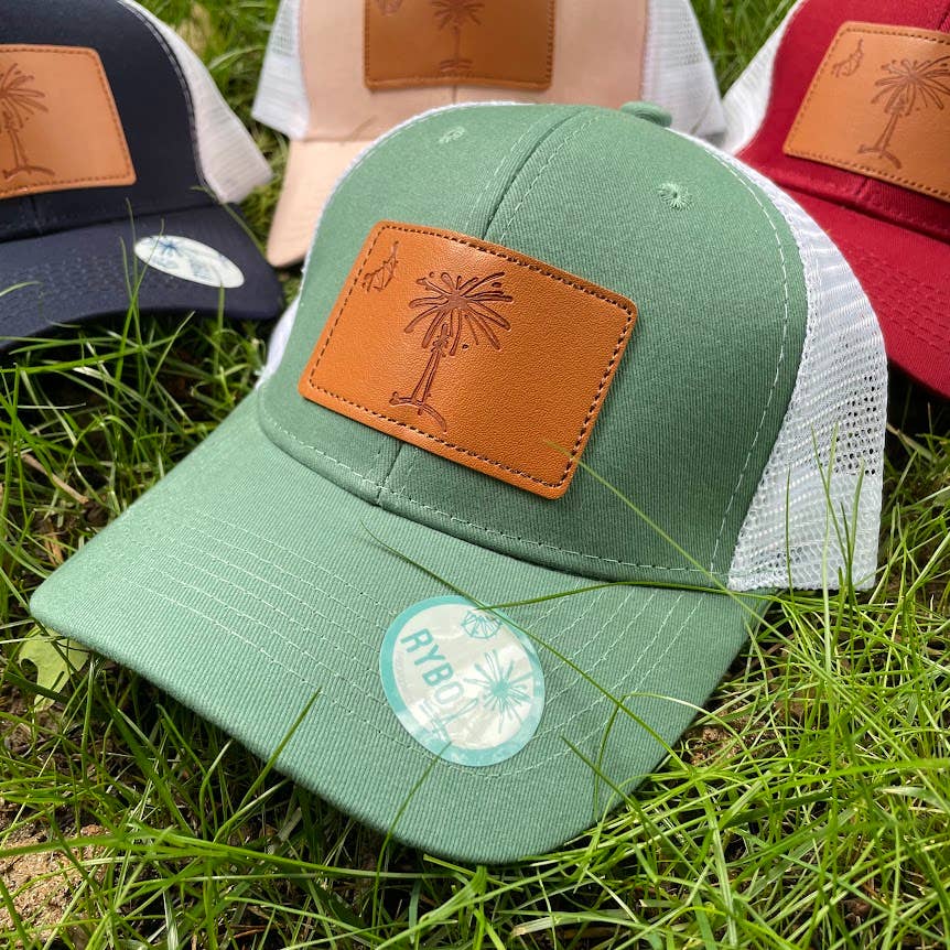 Classic Badge Palmetto Tree Trucker Hat