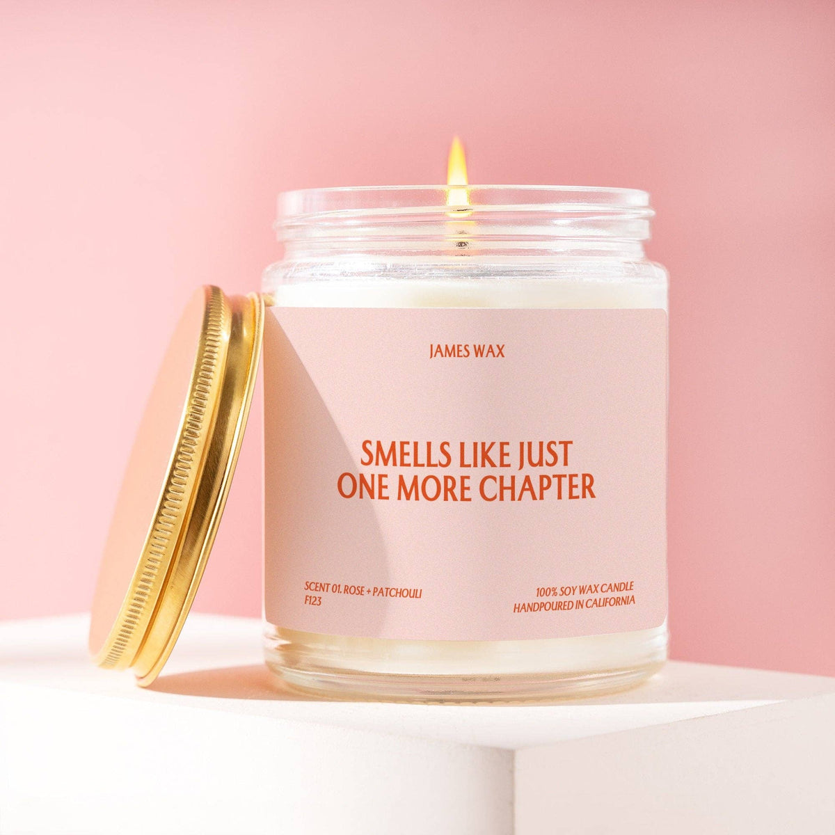 Reader Gift Just One More Chapter Candle