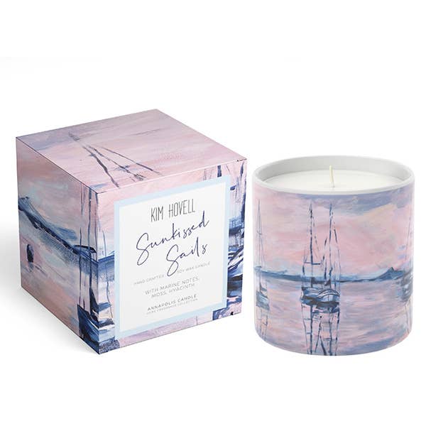 Kim Hovell Collection - Sunkissed Sails Boxed Candle