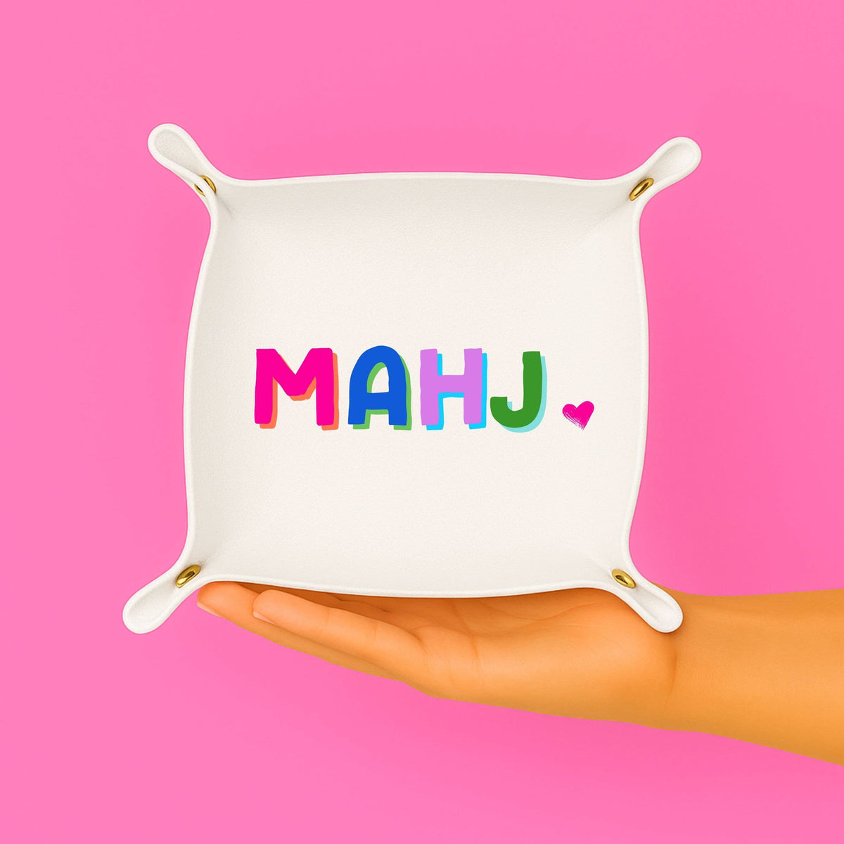 Mahjong gift colorful MAHJ catchall tray