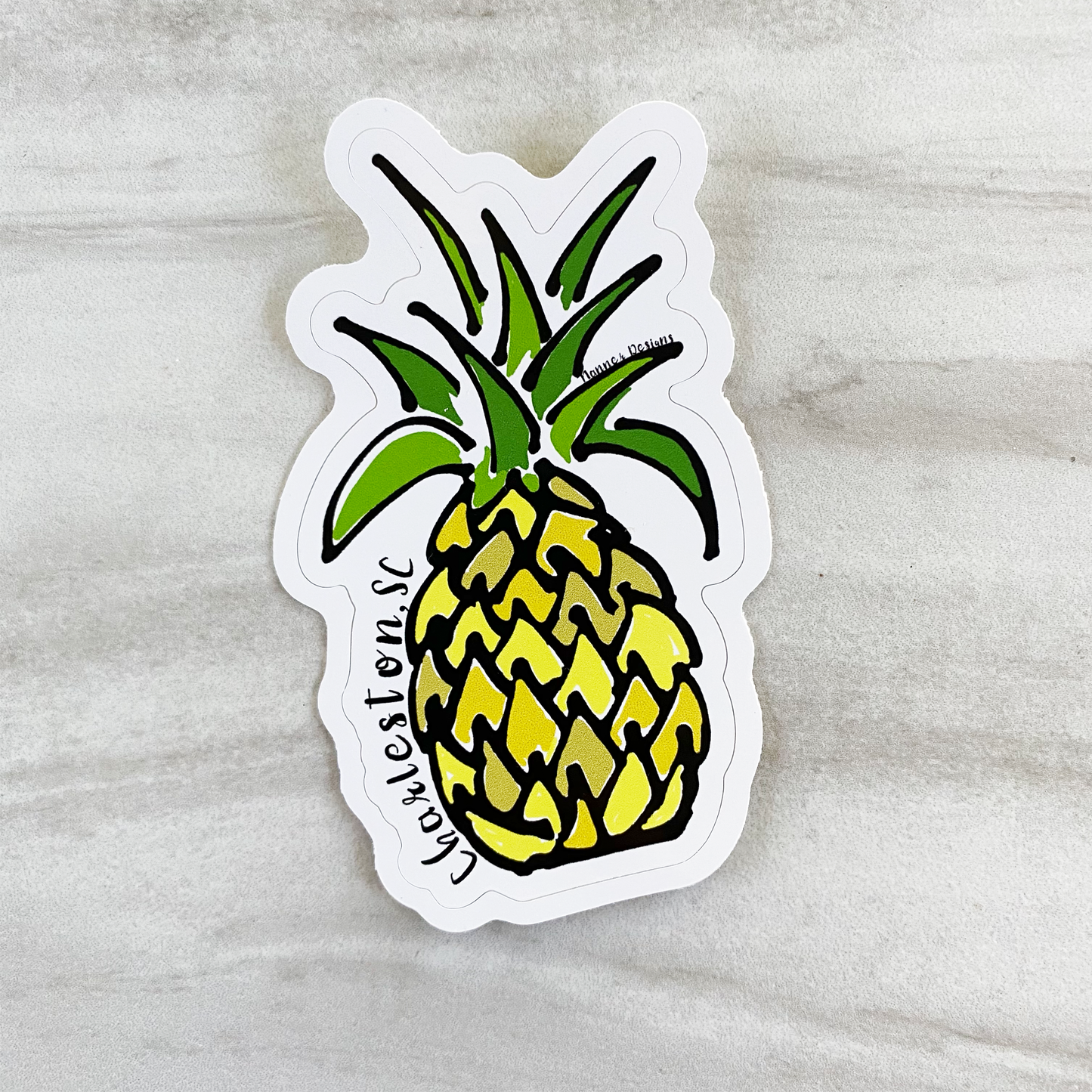 Pineapple Charleston, SC Sticker