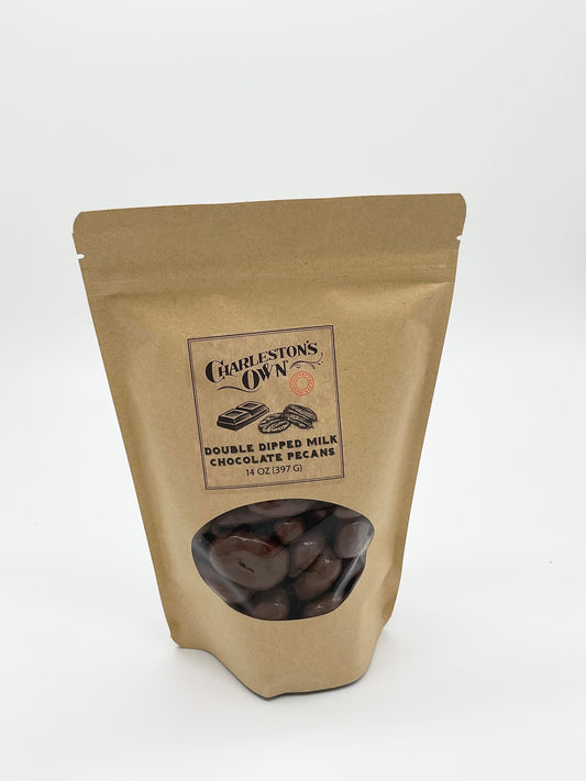 Charleston's Own Double Dipped Milk Chocolate Pecans 14oz