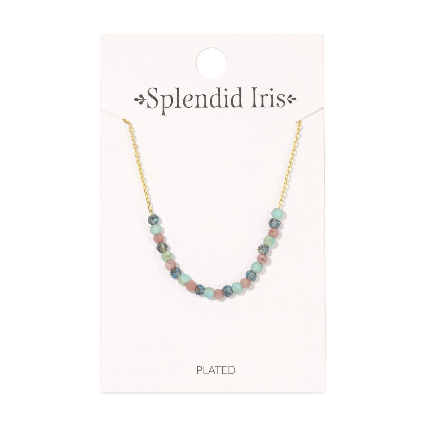 Delicate Crystal Accented Necklace