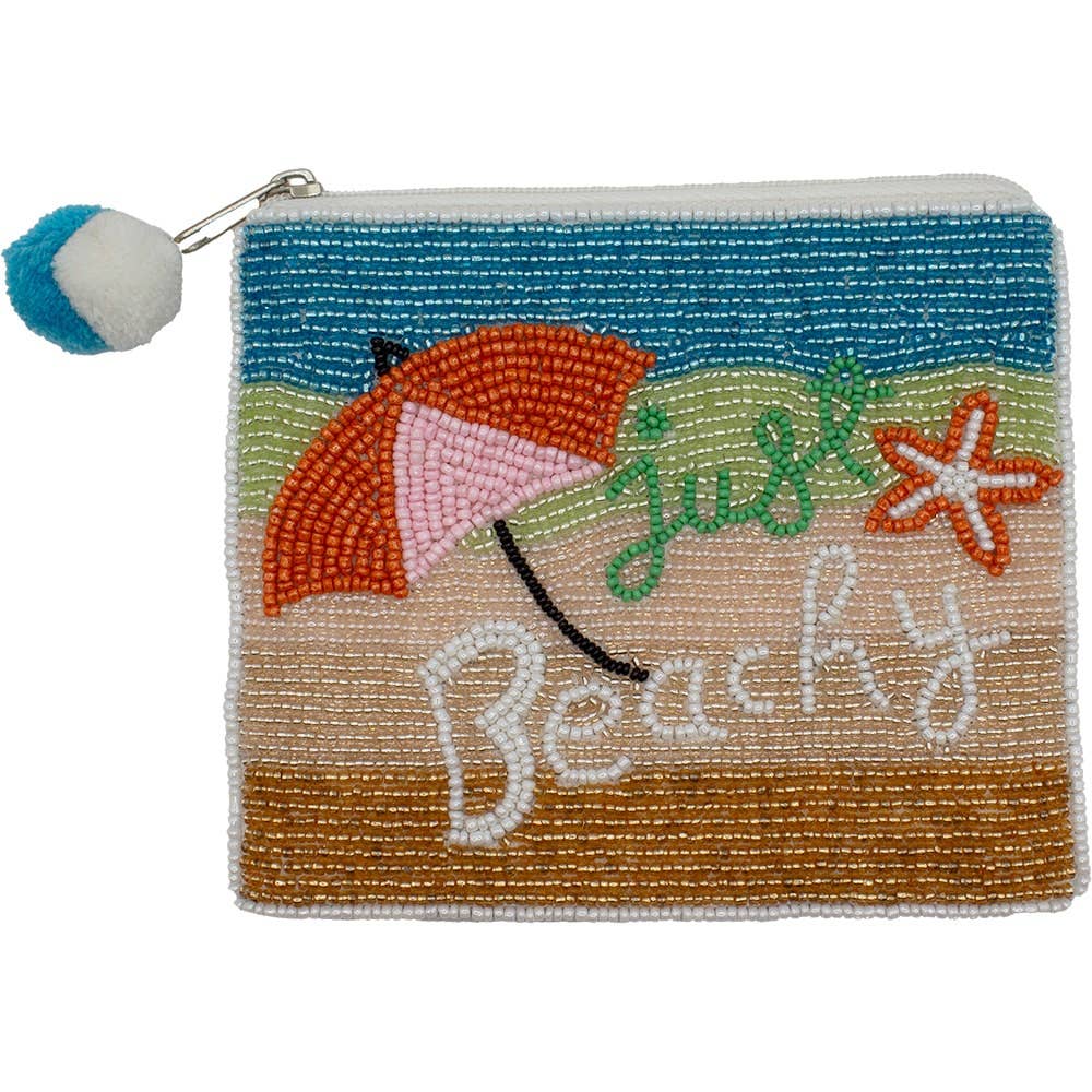 Just Beachy Beaded Coin Pouch