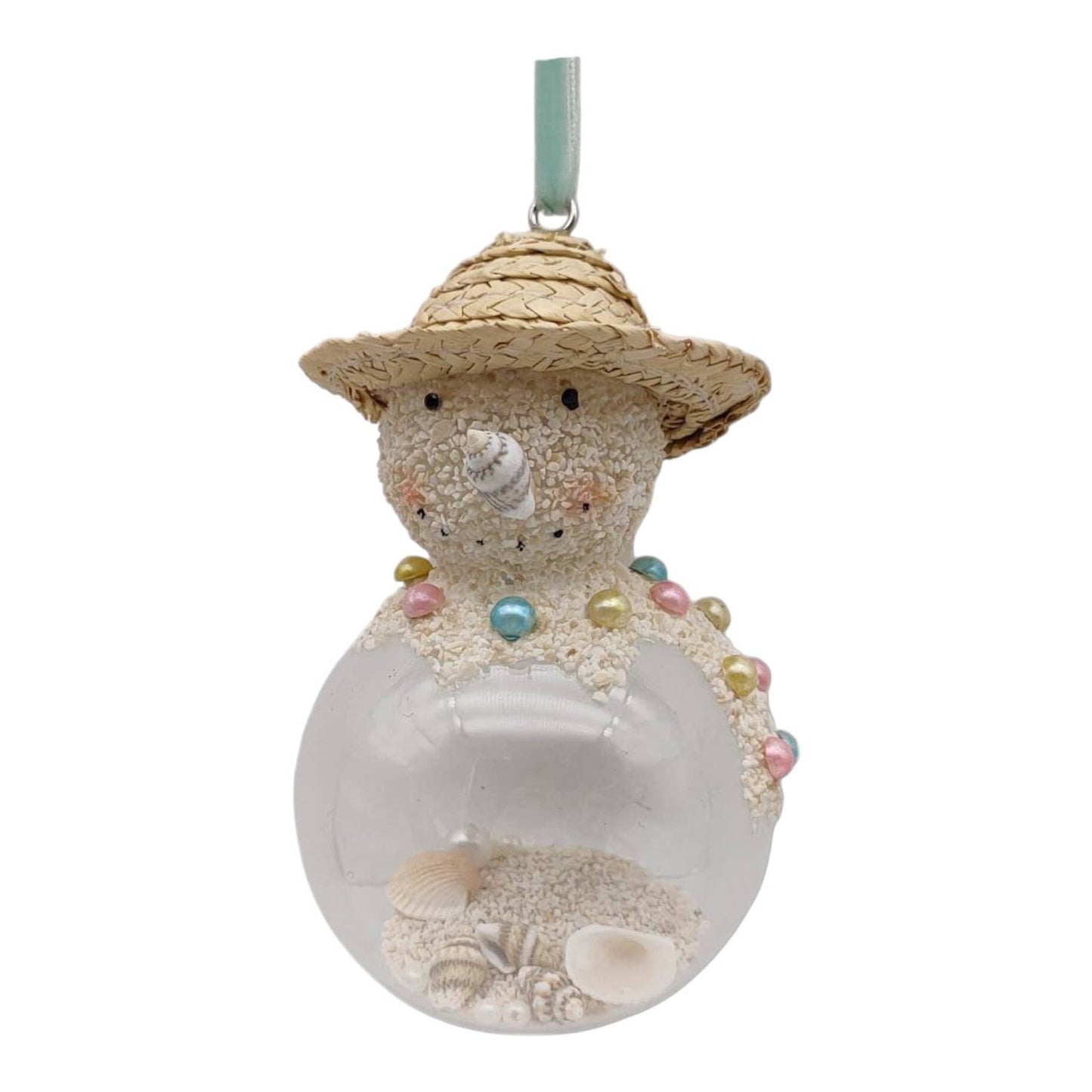 Snowman w/Sand Shells Ornament