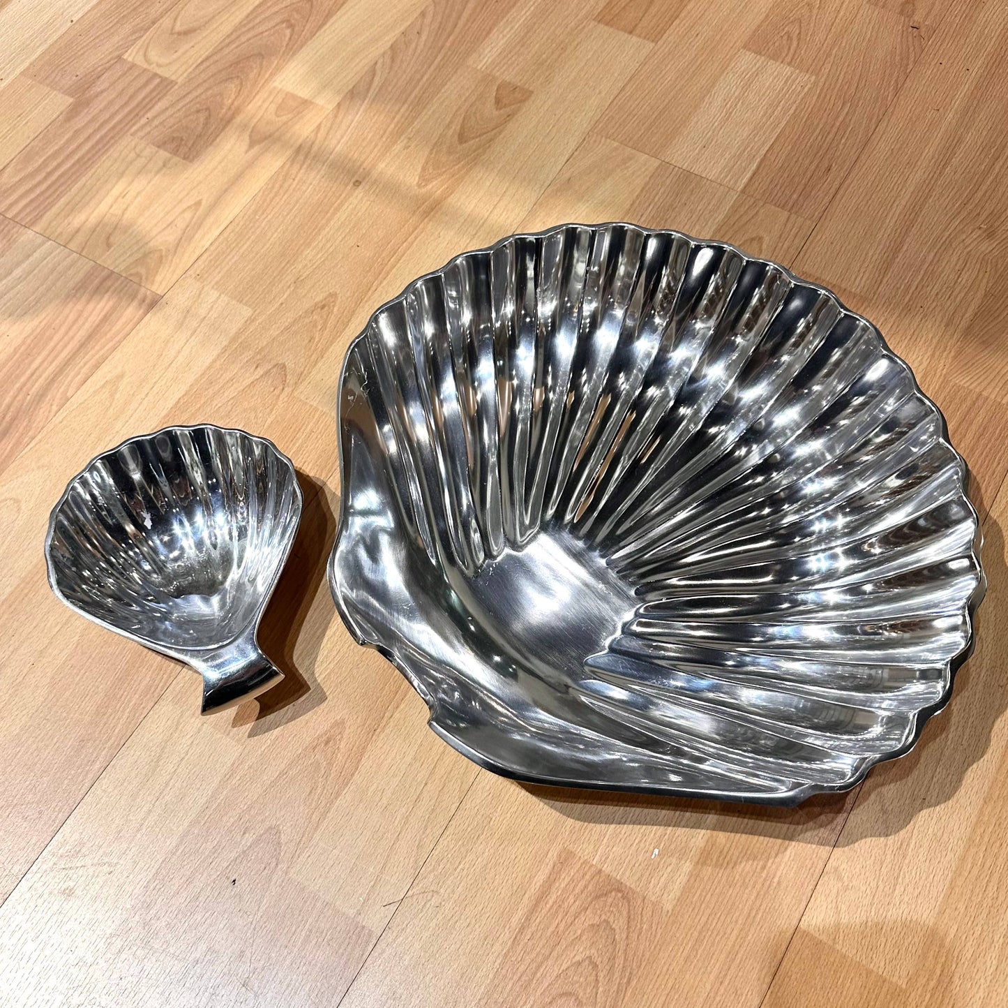 Polished Cockleshell Chip & Dip S/2