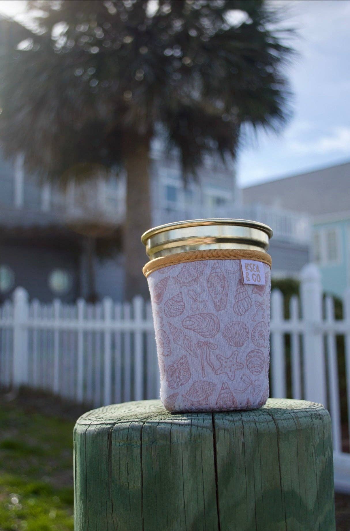 Ivory Tides Iced Coffee Drink Sleeve