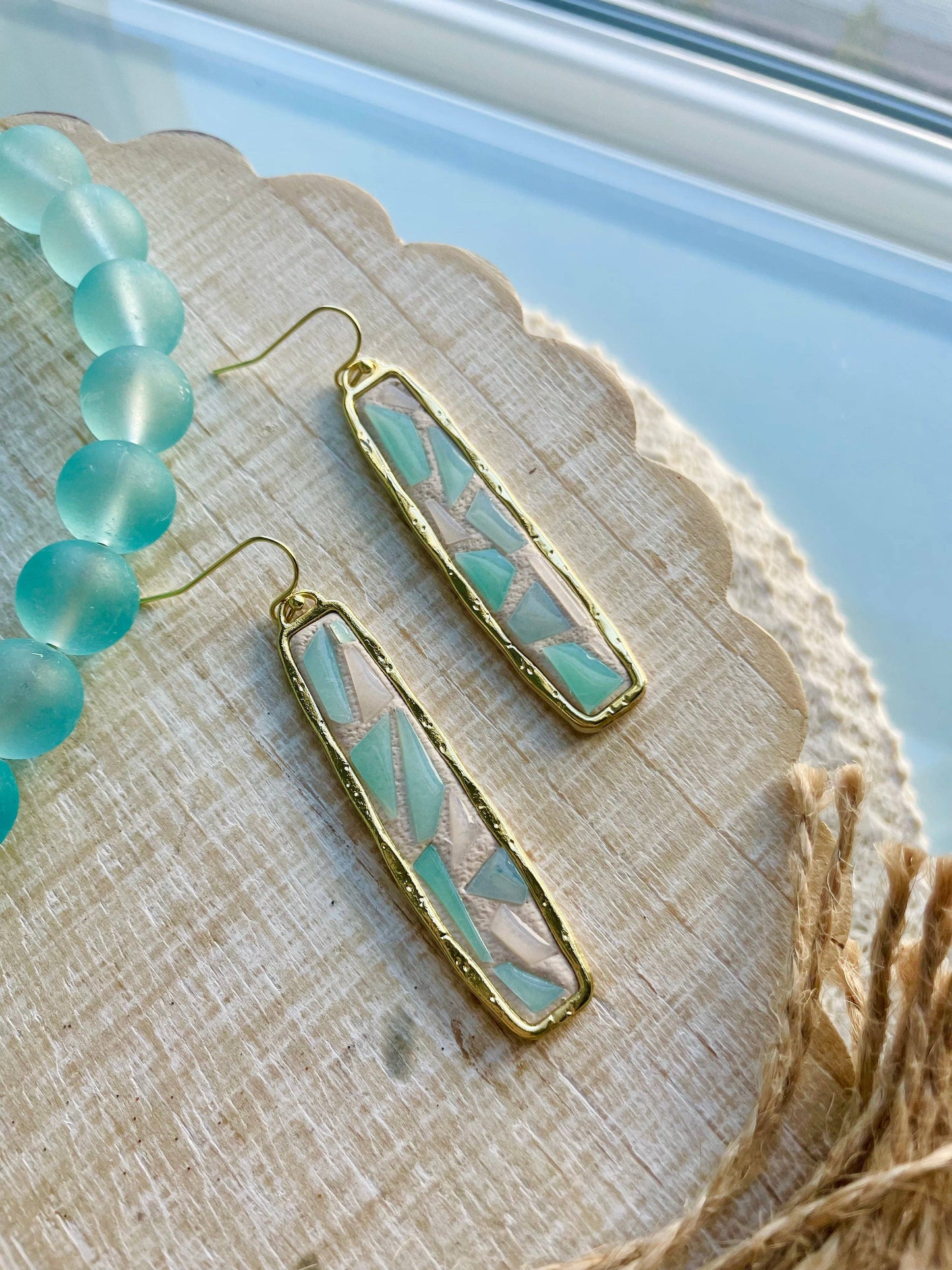 Sea glass Earrings