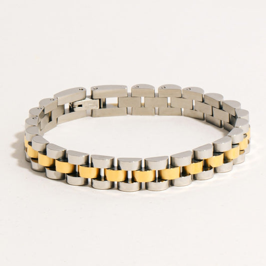 Rounded Watch Chain Bracelet