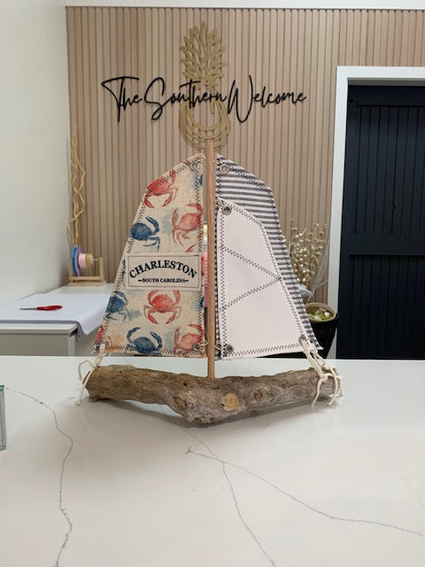 Driftwood Sailboat