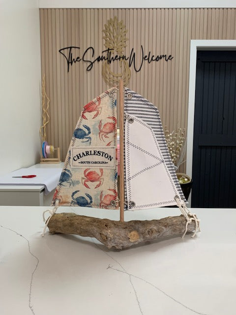 Driftwood Sailboat
