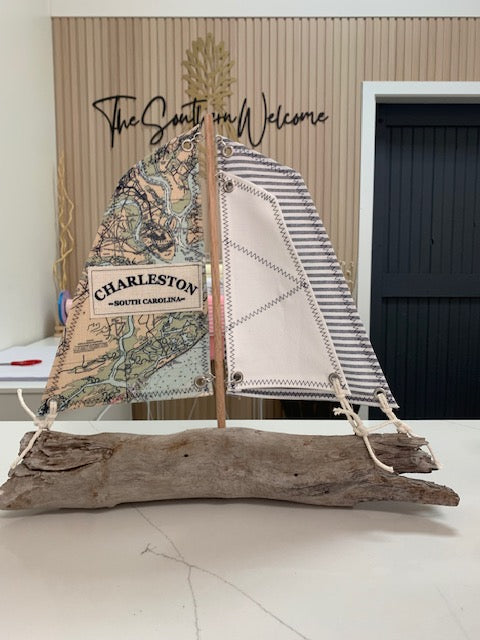 Driftwood Sailboat