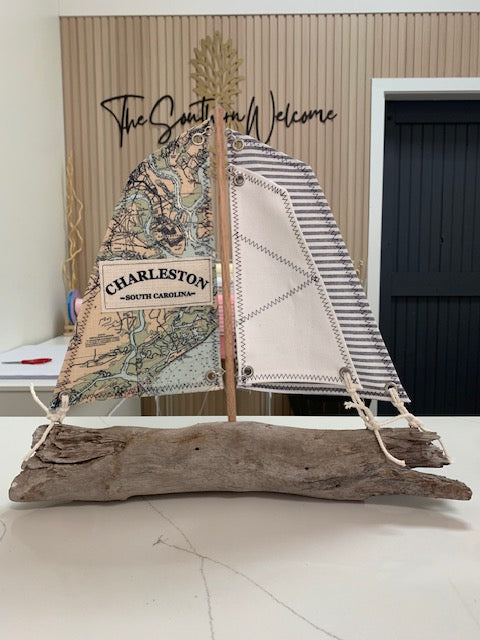 Driftwood Sailboat