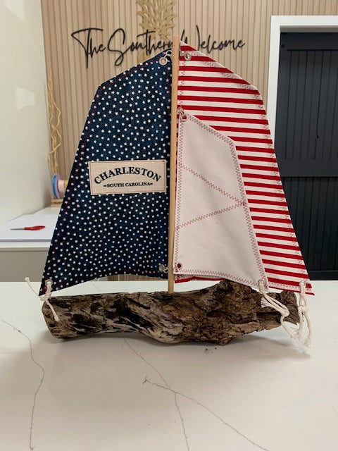 Driftwood Sailboat