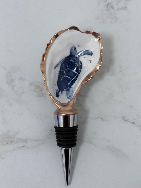 Nautical Oyster Wine Topper