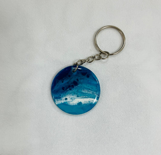 Round Resin Keychain