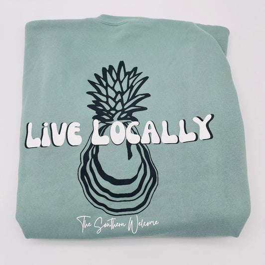 Live Locally Sweatshirt - Green