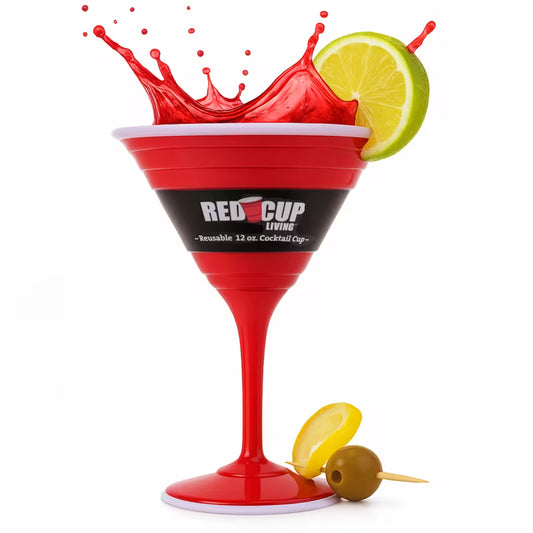 12oz Martini Style Big Red Cup