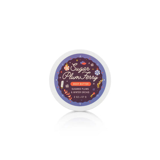 Locally made in Charleston, SC Sugar Plum Ferry Christmas body butter