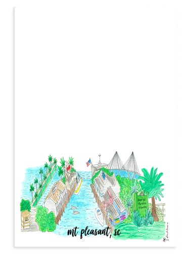 Mt. Pleasant SC Tea Towel