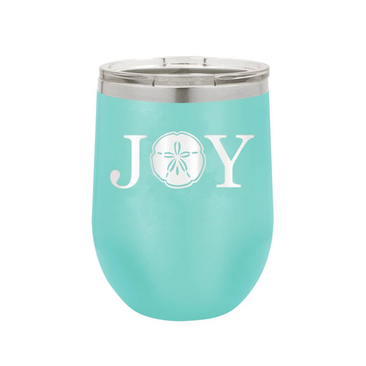 Joy Sand Dollar Teal 12oz Insulated Tumbler