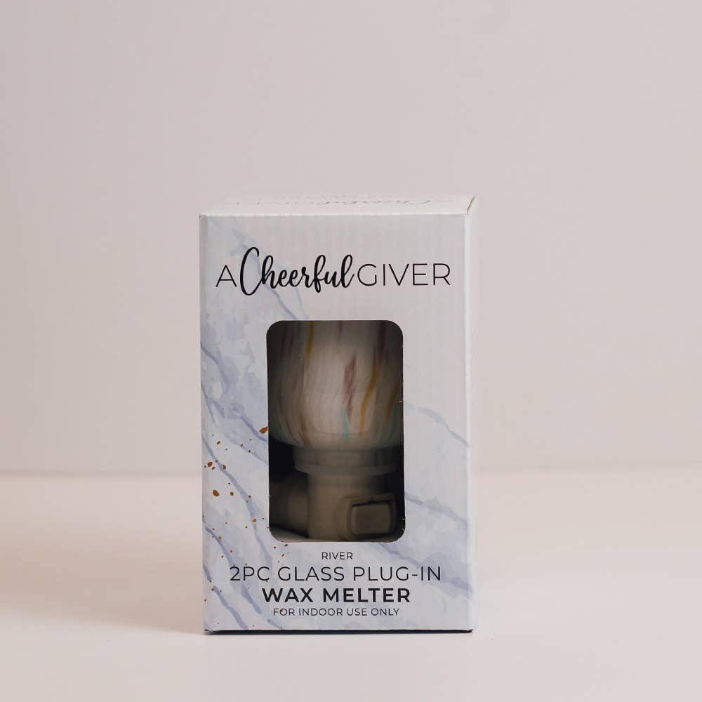 River Glass Wax Melter - Plug-In