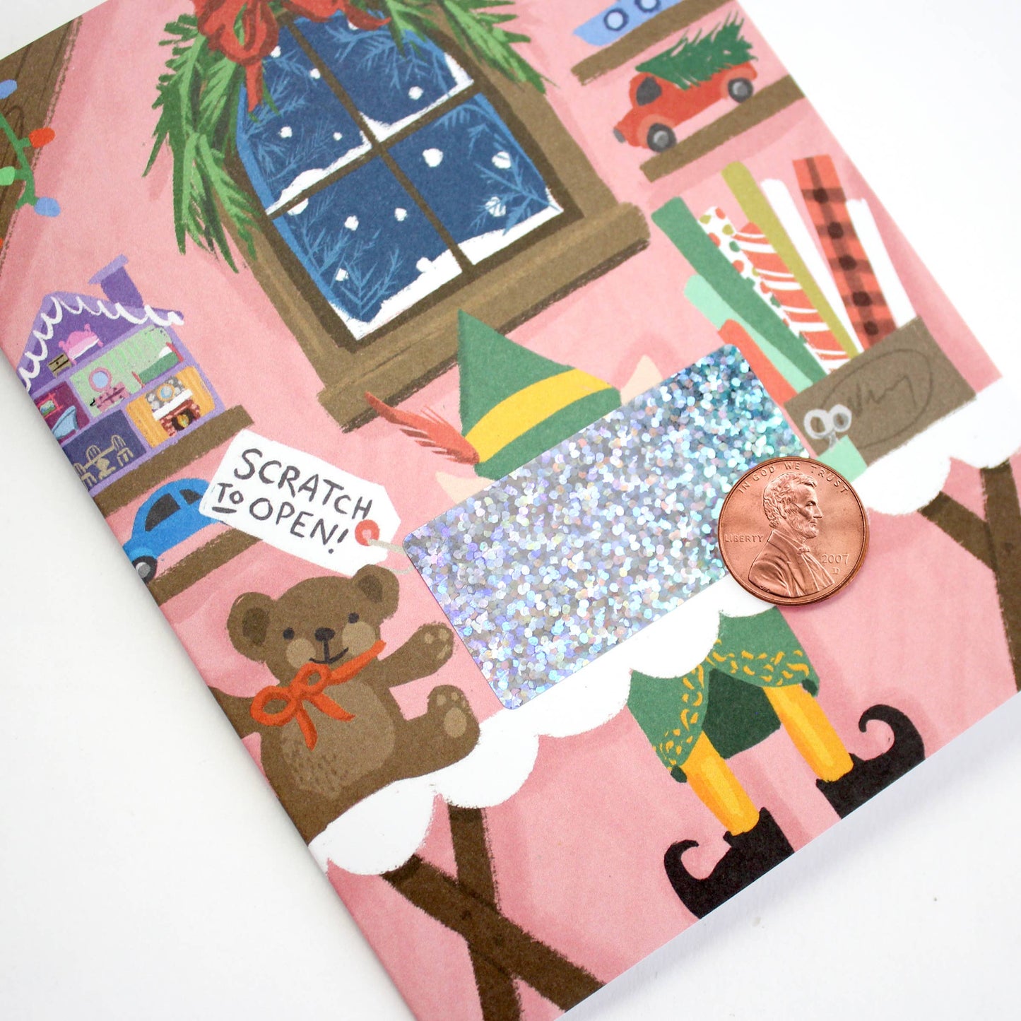 Scratch-off Card - Santa's Workshop - Holiday